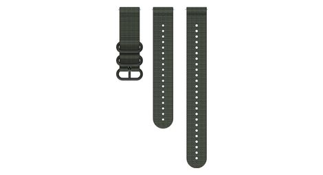 Bracelet de montre textile suunto explore 1 22mm forest green - kaki