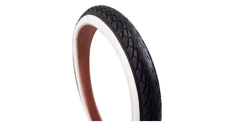 Pneu ville deli tire sa 206 16x1 75 noir   blanc