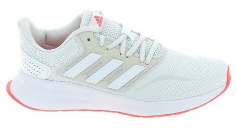 Chaussure de running adidas runfalcon blanc rose