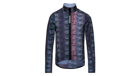 Gore wear spinshift pixel jacket in blue and red