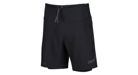 Short 2 en 1 inov 8 trailfly ultra 7 noir