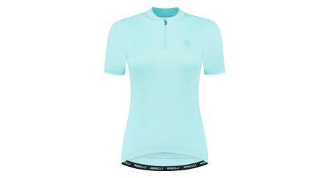 Maillot manches courtes rogelli core femme bleu clair