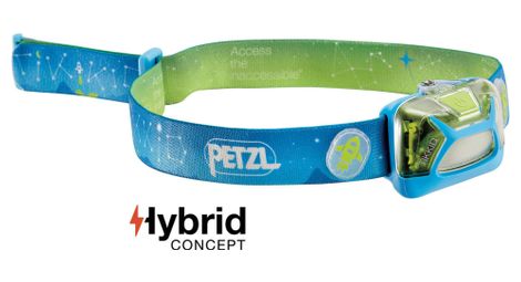 Linterna frontal azul petzl tikkid de 20 lúmenes para niños mayores de 3 años