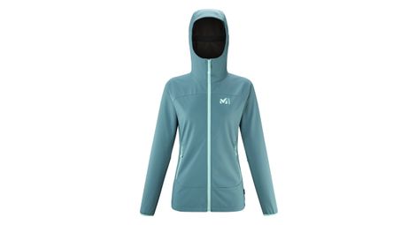 Veste softshell femme millet fusion shield bleu