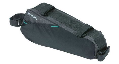 Basil Discovery 365D Frametas M - Sac à vélo sportif compact pour le vélo pour hommes / femmes - 1,8 L - mêlée noire