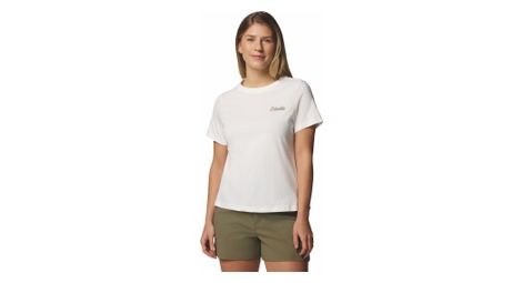 Columbia damen graphic rolling bend t-shirt weiß