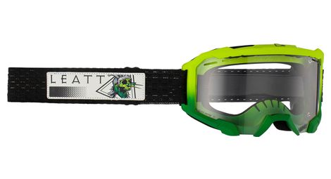 Máscara leatt mtb velocity 4.0 verde zombie - cara transparente 83%