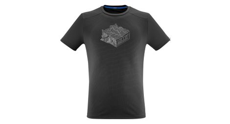 Camiseta millet kamet map negra de hombre