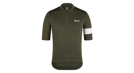 Rapha core jersey kurzarm trikot orange/weiß herren