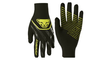 Dynafit Trail Reflecterende Handschoenen Zwart/Geel
