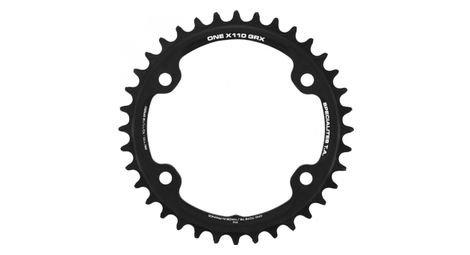 PLATEAU GRAVEL 4BRA D.110 POUR SHIMANO GRX MONO TA X110 ONE 36DTS COMPATIBLE RX600-RX810 NOIR 10-11V.