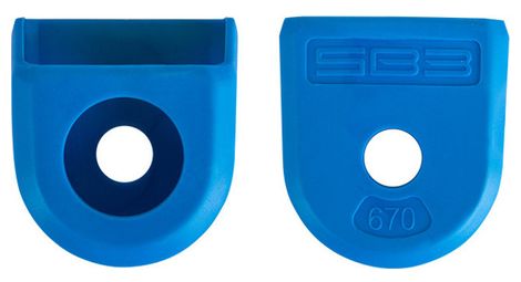 Paar sb3 crank protectors blauw