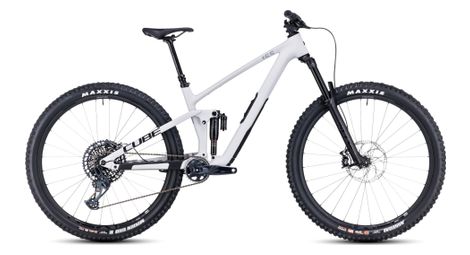 Vtt tout-suspendu cube stereo one55 c:62 race sram gx/nx eagle 12v 29 gris light 2023