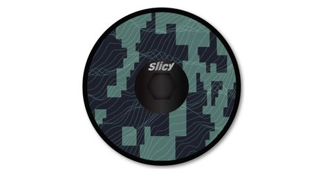 Tapa depotencia slicy fun verde píxel / negro