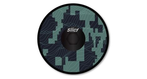 Bouchon de potence slicy fun cap pixel vert / noir