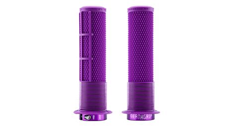 Paire de Grips DMR DeathGrip2 Flange Lock-On 135 mm Violet