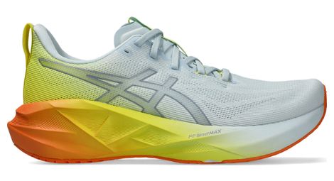 Scarpe da corsa Asics Novablast 5 Sunny Sizzle blu/giallo/arancione da uomo