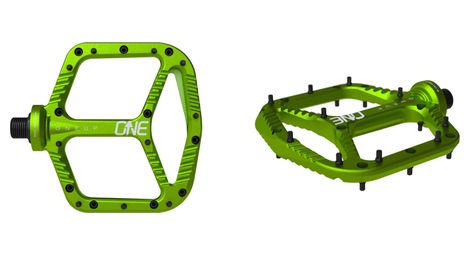 Oneup paire de pedales aluminium vert