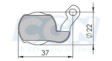 Plaquette frein vtt 27 clarks adapt. magura marta 2009/louise 2007/julie hp (pr) organique
