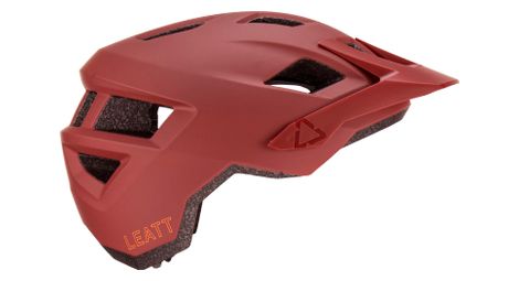 Casque vtt leatt allmtn 1.0 v23 lava rouge