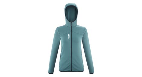 Chaqueta polar con capucha mijo séneca para mujer azul