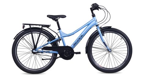 S’COOL troX, vélo enfant, 3 vitesses, Bleu clair/Bleu foncé