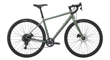 Gravel bike kona libre aluminium sram apex 11v gloss metallic vert 2023