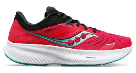 Zapatillas de running saucony ride 16 para mujer rosa negro