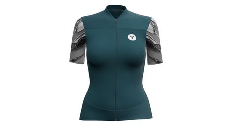 Maglia lebram ventoux donna a maniche corte petrole blue pelforth