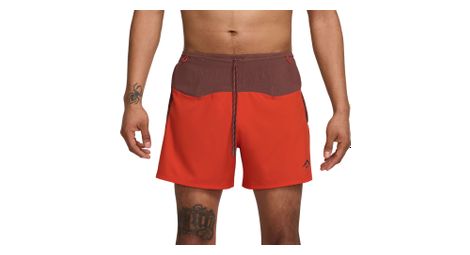 Short nike trail second sunrise 5in rouge homme