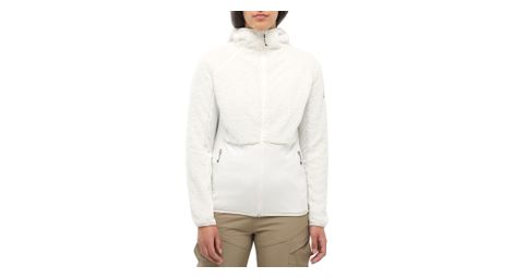 Polaire à capuche millet chamonix highloft hoodie blanc femme