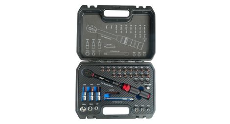 Clé dynamométrique 32 pièces 2-24 Nm 1/4