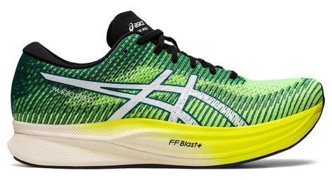 Chaussures Running Asics Magic Speed 2 Jaune Bleu
