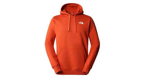 Sweat the north face outdoor graphic hoodie homme orange
