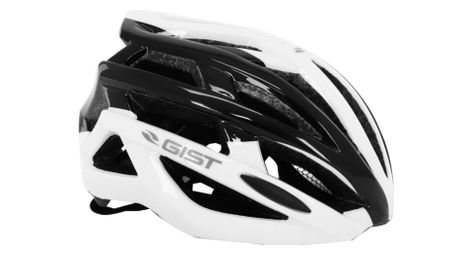 Casque velo adulte gist e bike planet blanc noir in mold taille 58 62 reglage molette 212grs