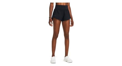 Under armour fly-by elite short 8 cm negro mujer m