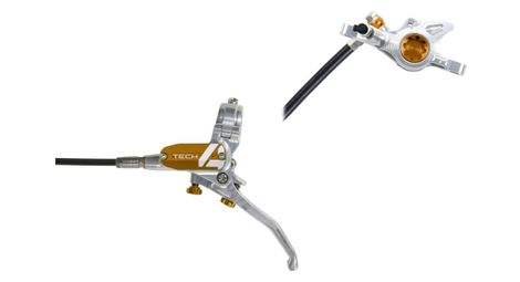 Frein avant hope tech4 x2 argent bronze durite standard