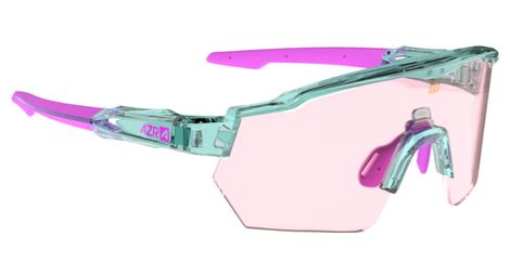 Gafas azr kromic race rx turquesa cristal barnizado / rosa fotocrómico