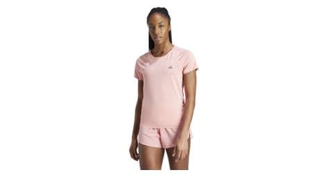 Roze adidas adizero jersey met korte mouwen