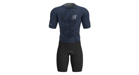 Tuta compressport aero ss uomo blu
