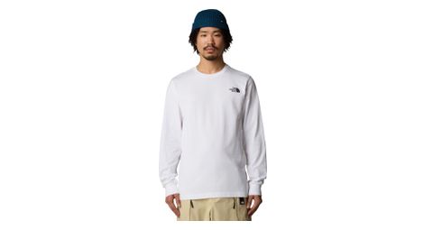 Maglia a maniche lunghe the north face easy blanc homme