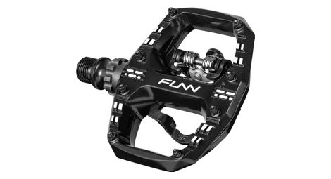 Paire de Pédales Semi-Automatiques avec Cages Funn Clast Clip-In SPD (1 Côté) Noir