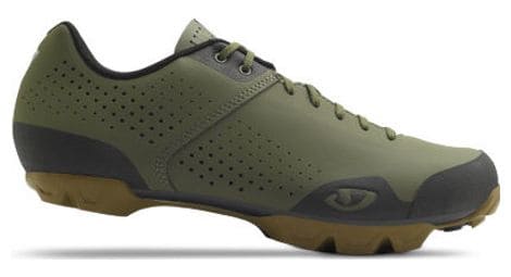 Zapatillas mtb giro privateer lace oliva / goma