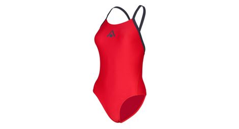 Maillot de bain femme 1 piece aquasphere essential wide back rouge