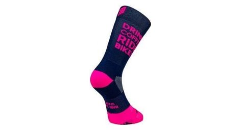 Chaussettes sporcks drink coffee bleu / rose