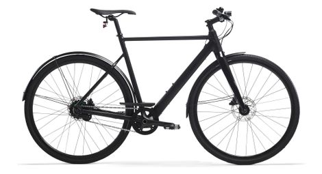 Elops speed 900e bicicleta eléctrica urbana de una velocidad 244wh 700mm negra 2023 l / 170-185 cm