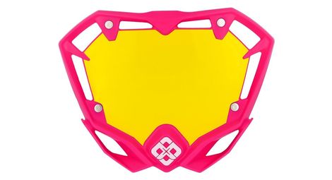 Plaque pride racing air pro rose fluo