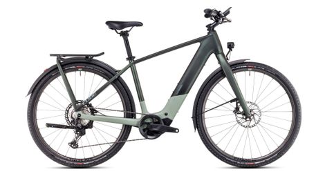 Cube kathmandu hybrid c:62 slt 400x bicicletta ibrida elettrica shimano deore xt 12s 400 wh 700 mm stellar green 2025
