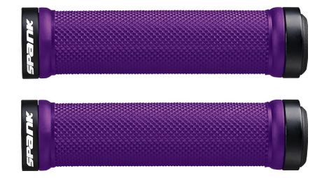 Paire de grips spank spoon violet