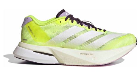 adidas adizero boston 13 yellow purple women s running shoes